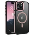 thumbnail image 1 of GAOBAO Magnetic for iPhone 15 Pro Max Case, Compatible with MagSafe, Screen & Camera Protection, Translucent Matte Shockproof Protective Cover, 1 of 9