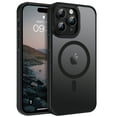 thumbnail image 1 of GAOBAO Magnetic for iPhone 15 Pro Max Case, Compatible with MagSafe, Screen & Camera Protection, Translucent Matte Shockproof Protective Cover, 1 of 9