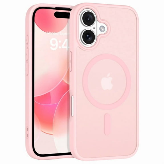 GAOBAO Magnetic for iPhone 17 Case, Compatible with MagSafe Drop Protection Slim Translucent Matte Shockproof with Anti-Fingerprint Phone Case