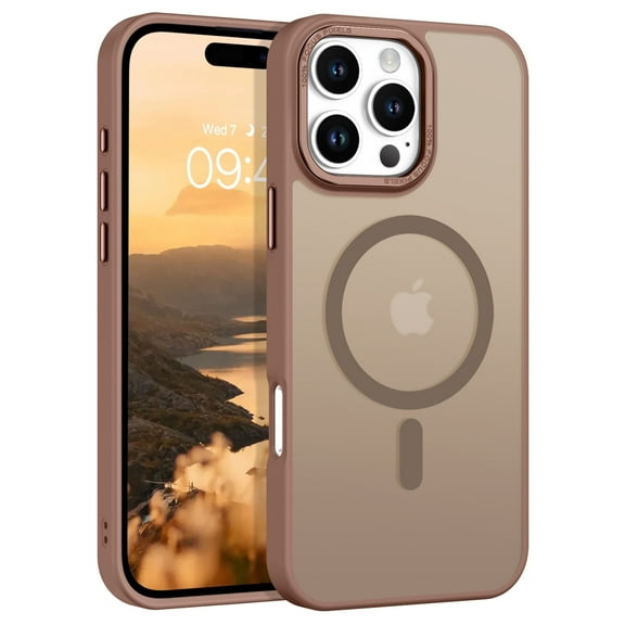 GAOBAO Magnetic for iPhone 16 Pro Case, Compatible with MagSafe Translucent Matte Slim Shockproof Women Men Phone Case