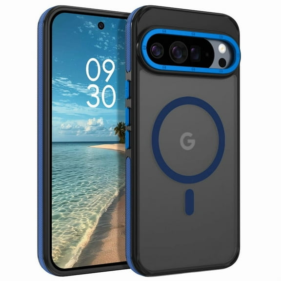 GAOBAO Pixel 10 Pro XL Case, Magnetic Translucent Matte Anti-Slip Edge Design Slim Thin Shockproof Protective Phone Cover for Google Pixel 10 Pro XL