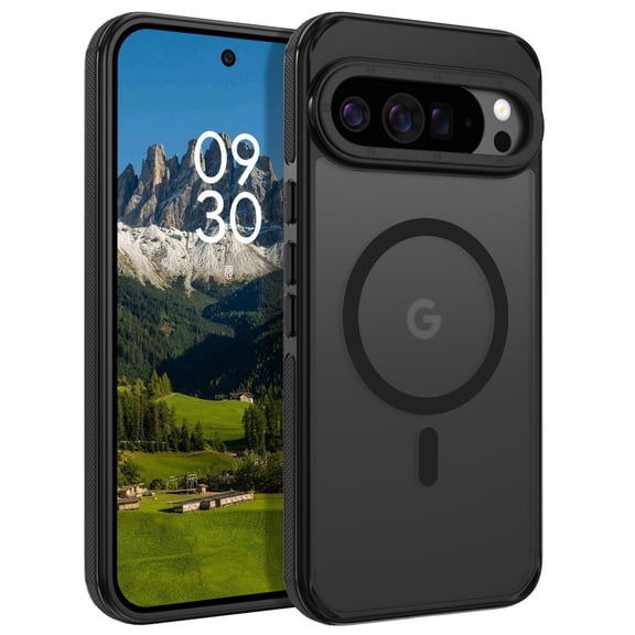 GAOBAO Pixel 10 Pro XL Case, Magnetic Translucent Matte Anti-Slip Edge Design Slim Thin Shockproof Protective Phone Cover for Google Pixel 10 Pro XL