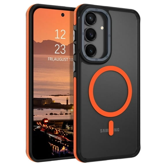 GAOBAO Samsung Galaxy S25 FE 5G Case, Magnetic Translucent Matte Anti-Slip Edge Design Slim Thin Shockproof Protective Phone Cover for Galaxy S25 FE 5G