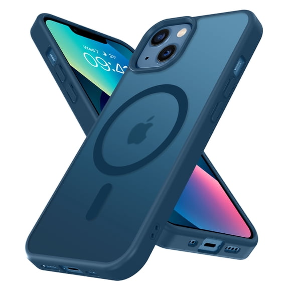 GAOBAO for iPhone 12 Mini/13 Mini Case, Magnetic Phone Case Compatible with MagSafe Shockproof Translucent Slim Protective Cover 5.4"