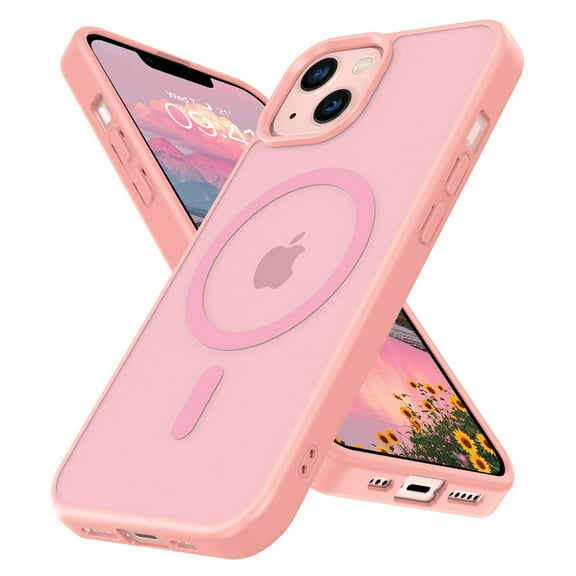 GAOBAO for iPhone 12 Mini/13 Mini Case, Magnetic Phone Case Compatible with MagSafe Shockproof Translucent Slim Protective Cover 5.4"
