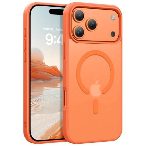 GAOBAO for iPhone 17 Pro Max Case 2025, Magnetic Phone Case Compatible with MagSafe Shockproof Translucent Slim Protective Cover 6.9"