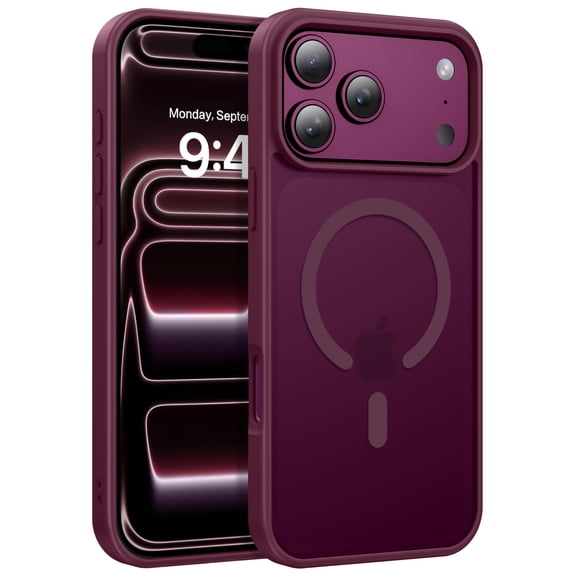 GAOBAO for iPhone 18 Pro Max Case / iPhone 17 Pro Max Case, Magnetic Phone Case Compatible with MagSafe Shockproof Translucent Slim Protective Cover 6.9"