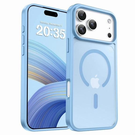 GAOBAO iPhone 17 Pro Max Case, Compatible with Magsafe, Magnetic Slim Translucent Matte Shockproof Bumper Drop Protection Phone Case