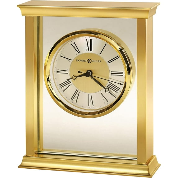 GAOJING Monticello Table Clock 645-754 - Modern & Square with Quartz Movement