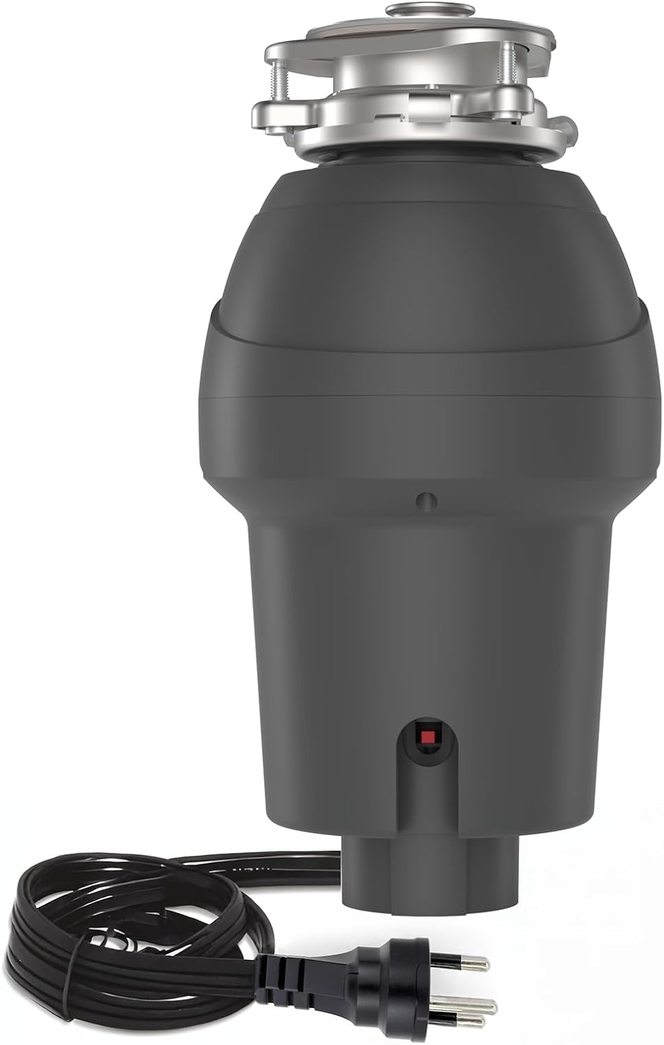 GAOMON 1 HP Garbage Disposal with Air Switch, 4-Stage Grinding, 3500 RPM, Quiet Food Waste Disposer, Stainless Steel & ABS, for Kitchen, Gray