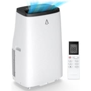 GAOMON 14000 BTU Portable Air Conditioner   Cools Rooms Up to 700 Sq. Ft, 3-in-1 AC Unit with Fan, Dehumidifier, Sleep Mode, Remote Control & 24H Timer, Window Installation Kit Included, Black