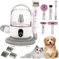thumbnail image 1 of GAOMON Dog Grooming Kit , 6 in 1 Pet Grooming Vacuum kits, Dog Clippers for Grooming ,Dog Vacuum for Shedding Grooming, Suction 99% Dog Hair, Low Noise Pet Vacuum Grooming Kit for Dog Cat,Pink, 1 of 7