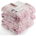 thumbnail image 1 of GAOMON King Size Electric Blanket with Dual Control - Fast Heating & 10 Hours Auto Off,Pink, 1 of 6