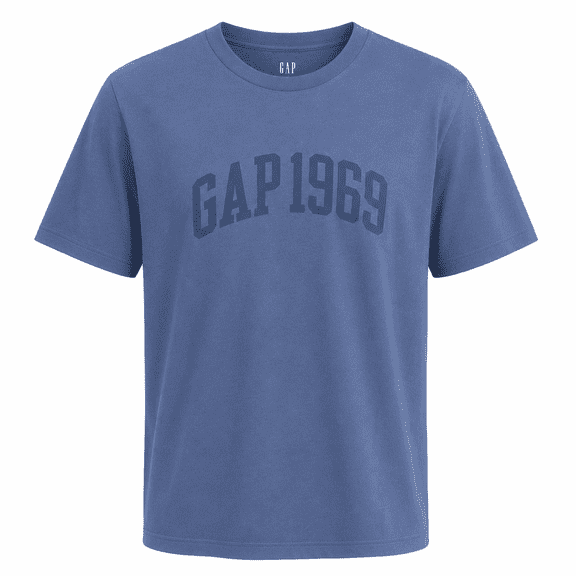 GAP 1969 Men's Short Sleeve T-Shirt Blue - Size Large