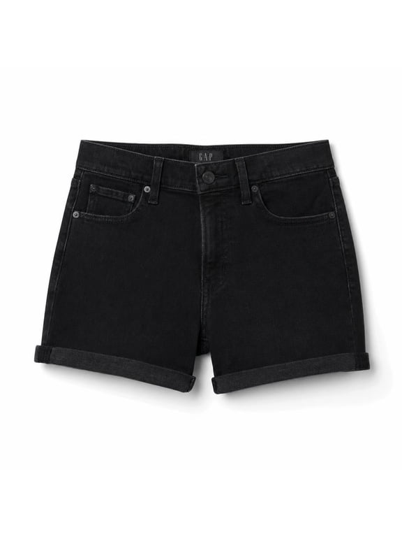 5'' Mid Rise Short, Black, Size: 4