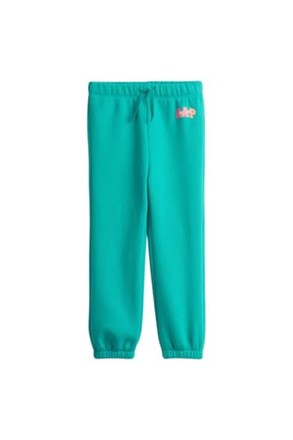 GAP Baby Girls' Logo Pull-on Jogger Sweatpants