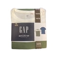thumbnail image 1 of GAP Boy's 2 Pack Short Sleeve Soft Comfort Tagless Logo Tee (Polar Blue/Desert Khaki, 8), 1 of 3