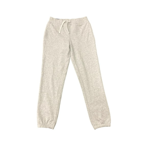 GAP Boy's French Terry Lined Elastic Waistband Jogger Pant (Light Grey, 14/16)