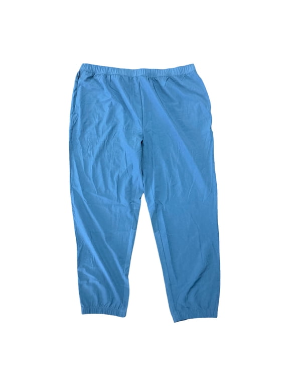 Fit Men's 4 Way Stretch Drawcord Elastic Waist Mesh Back Performance Jogger (Ensign Blue, XXL)