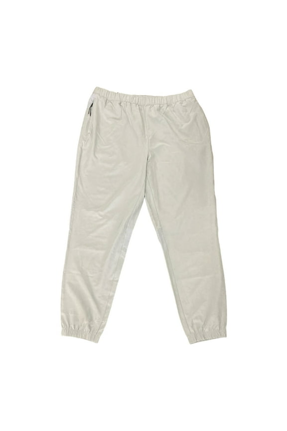 Fit Men's 4 Way Stretch Drawcord Elastic Waist Mesh Back Performance Jogger (Monument, XL)