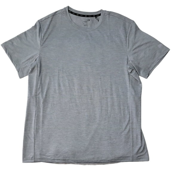 GAP Fit Men's Short Sleeve Moisture Wicking Active Tee (Heather Ultimate Gray, L)