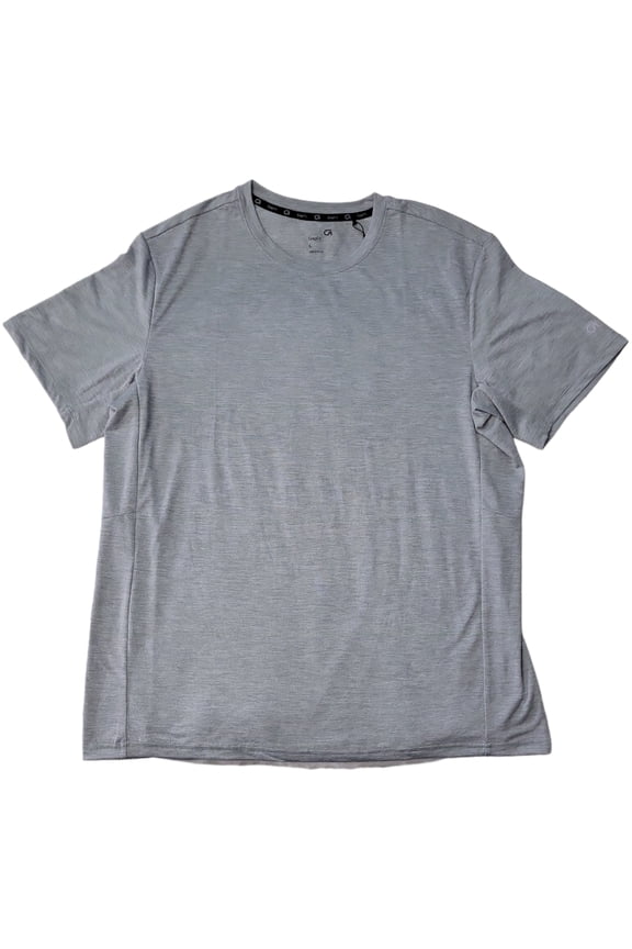 Fit Men's Short Sleeve Moisture Wicking Active Tee (Heather Ultimate Gray, S)