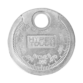 Hyper Tough Corrosion Resistant Automotive Spark Plug Gap Gauge, Silver Coin for Cars, Trucks, SUVs, Motorcycles, and ATVs