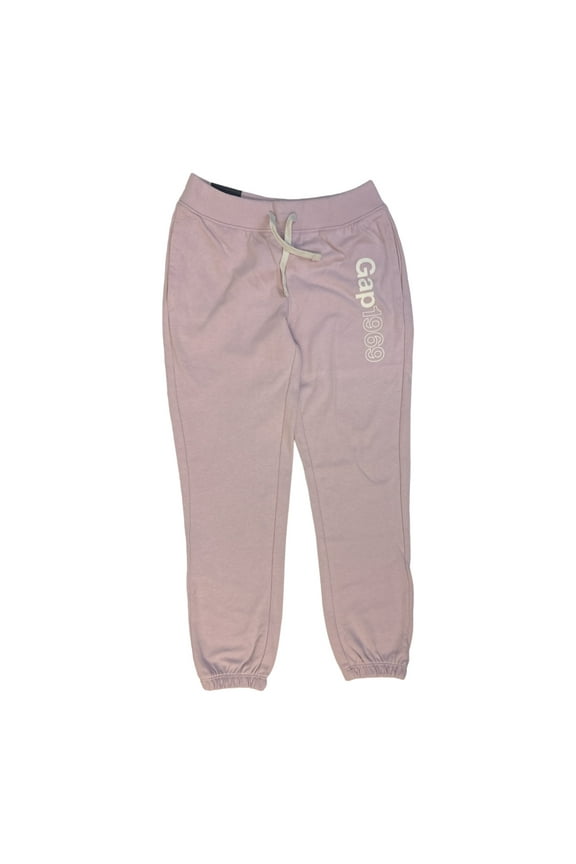 Girl's 1969 Logo Drawstring Waist Elastic Leg Sweatpant (Lilac, 10/12)