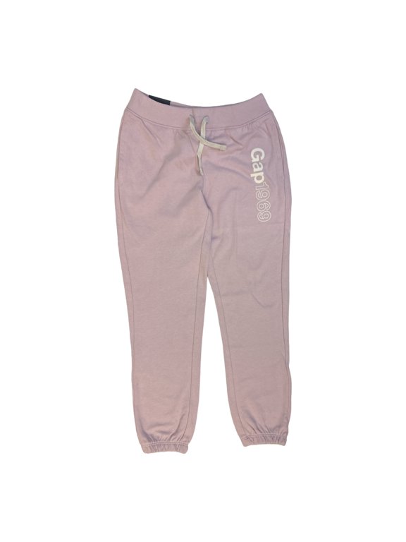 Girl's 1969 Logo Drawstring Waist Elastic Leg Sweatpant (Lilac, 8)