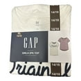 thumbnail image 1 of GAP Girl's 2 Pack Short Sleeve Soft Graphic Logo Cut Out Back Tee, 1 of 2