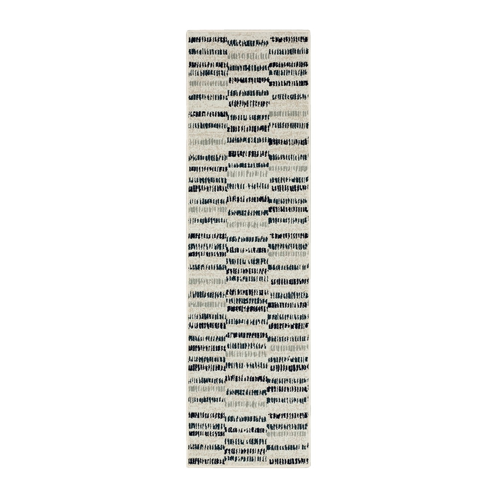 GAP Home Ladder Stripes Indoor Area Rug, Blue Multi, 2x7