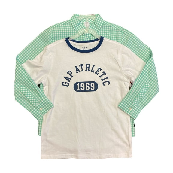 GAP Kid's Boy's Short Sleeve Crewneck Graphic Tee (Optic White, XL (14/16))