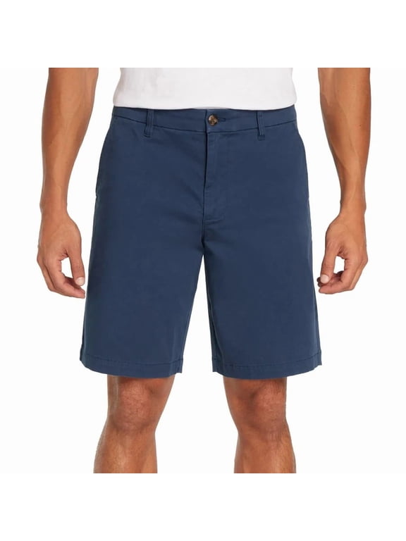 Men's 10" Inseam Flat Front Short | Blue, 38