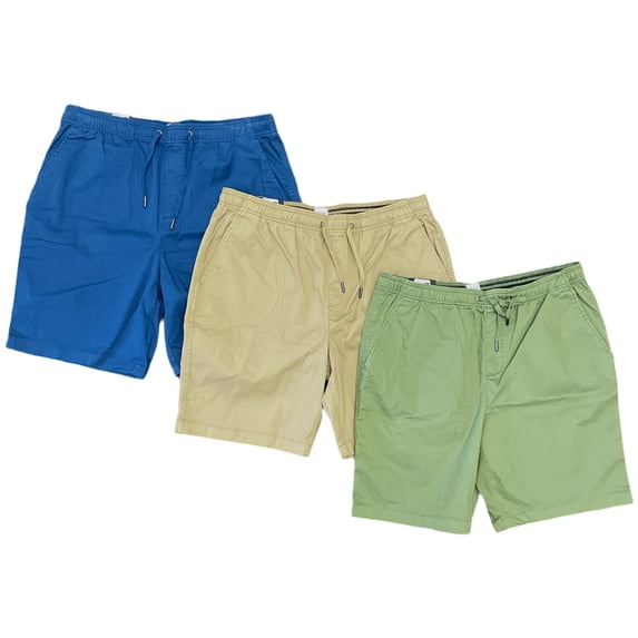 GAP Men's Drawstring Waist Lightweight Pull-On Shorts w/ Pockets (Khaki, XXXL)