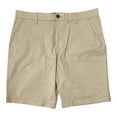 thumbnail image 1 of GAP Men's Easy Care Relaxed Fit 2 Back Pockets Vintage Flat Front Shorts (Oatmeal, 38), 1 of 8