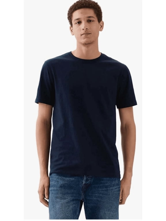 Men's Everyday Soft Crewneck T-Shirt Tee, Tapestry Navy, Large
