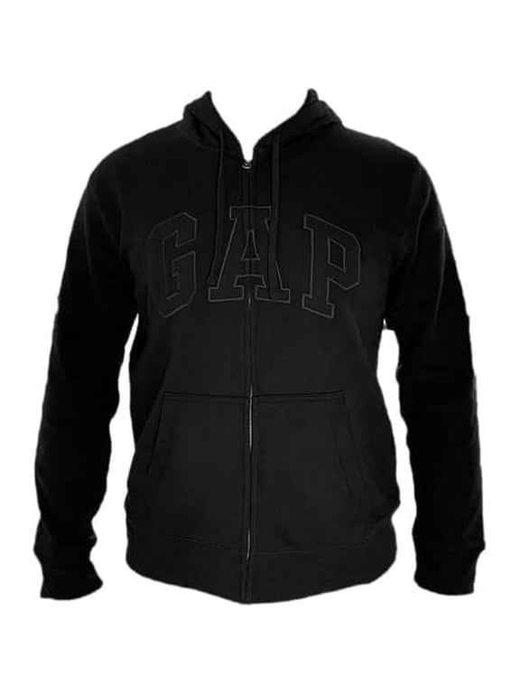 Men's Full Zip Fleece Logo Hoodie