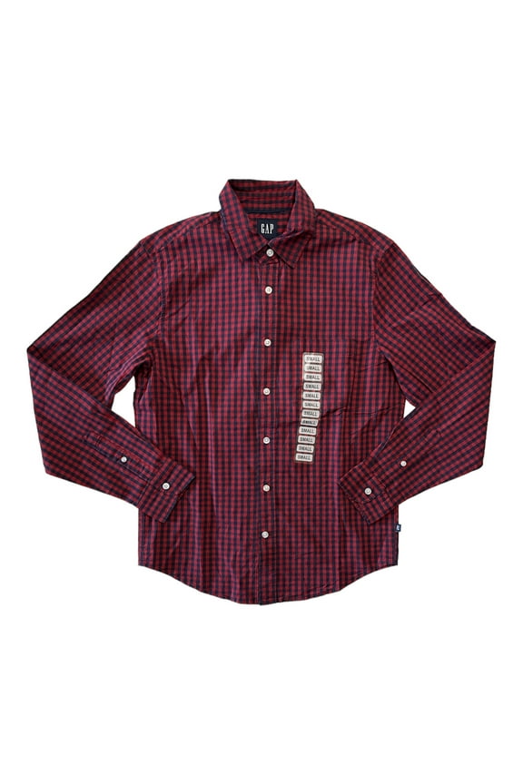 Men's Lightweight Long Sleeve Button Down Woven Shirt