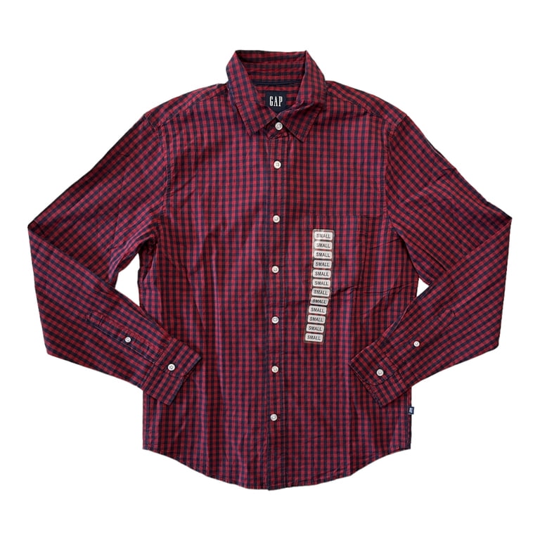 gap dress shirt men Men's Oxford Button-Down Shirt by Gap Navy Tall Size XL