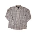 thumbnail image 1 of GAP Men's Long Sleeve Button Up Single Chest Pocket Button Cuffs Woven Shirt (Cypress Plaid, XXL), 1 of 1