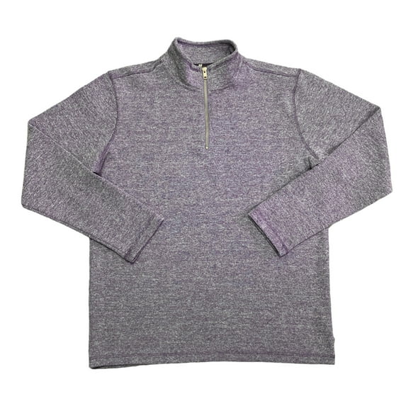 GAP Men's Long Sleeve Half Zip Mock Neck Warm Stylish Pullover (Blue Indigo, S)