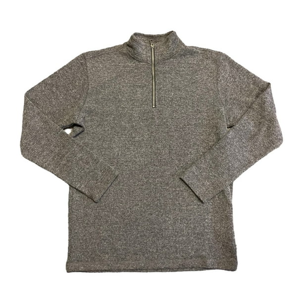 GAP Men's Long Sleeve Half Zip Mock Neck Warm Stylish