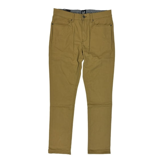 GAP Men's Super Soft Stretch Twill 5 Pocket Slim Fit Pant (Antique Bronze, 32x34)