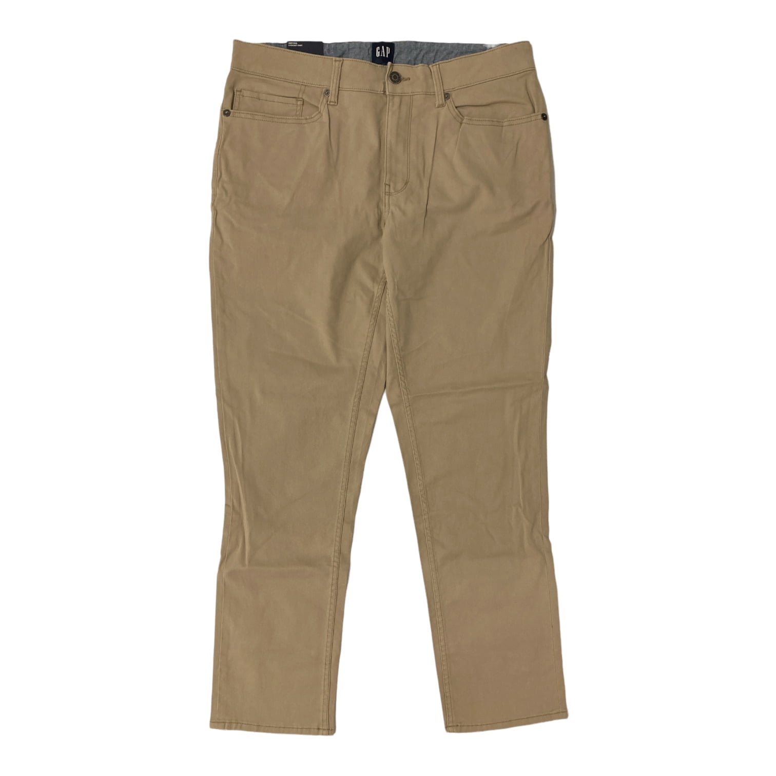 GAP Men's Super Soft Stretch Twill 5 Pocket Slim Fit Pant (Mood