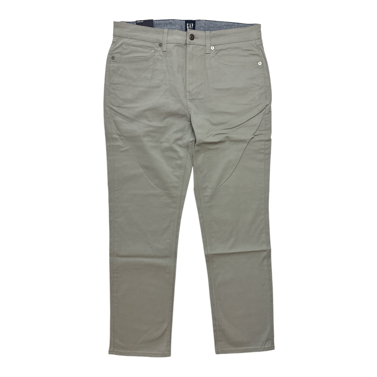 GAP Men s Super Soft Stretch Twill 5 Pocket Slim Fit Pant Limestone 40x30