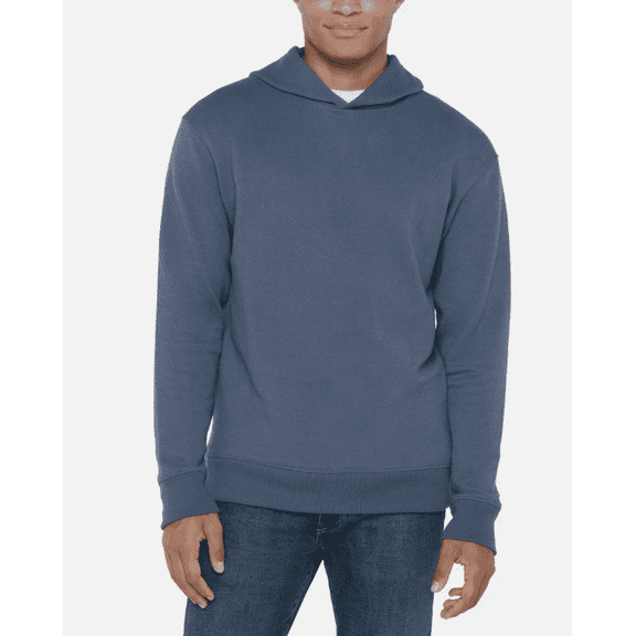 GAP Men's Textured Hoodie - Blue - Size XL