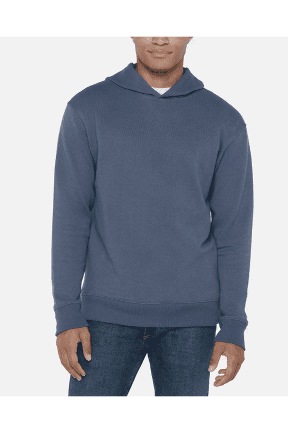 Men's Textured Hoodie - Blue - Size XL