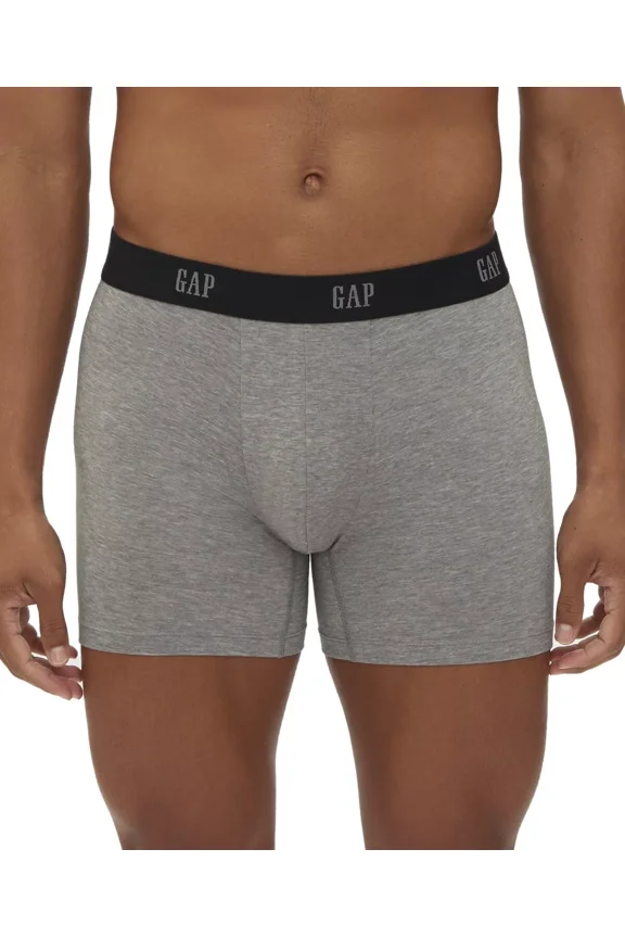Mens 3-Pk. Contour Pouch 5 T Light GrayDark L