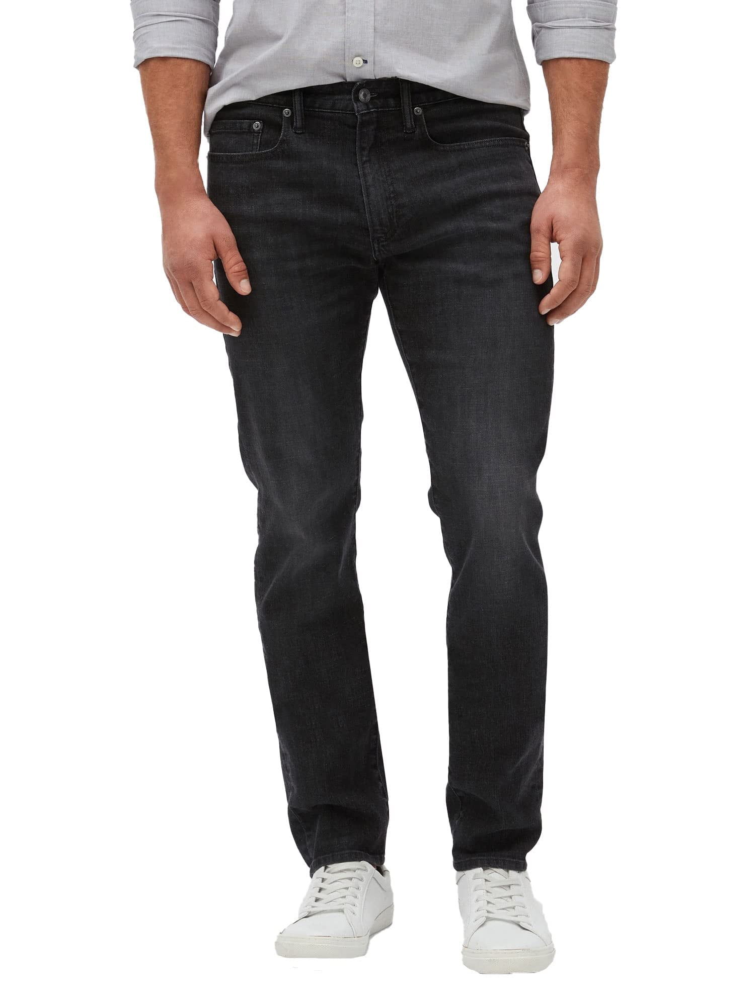 GAP Mens Soft Wear Slim Fit Jeans, Dark Grey 007, 31W x 32L US