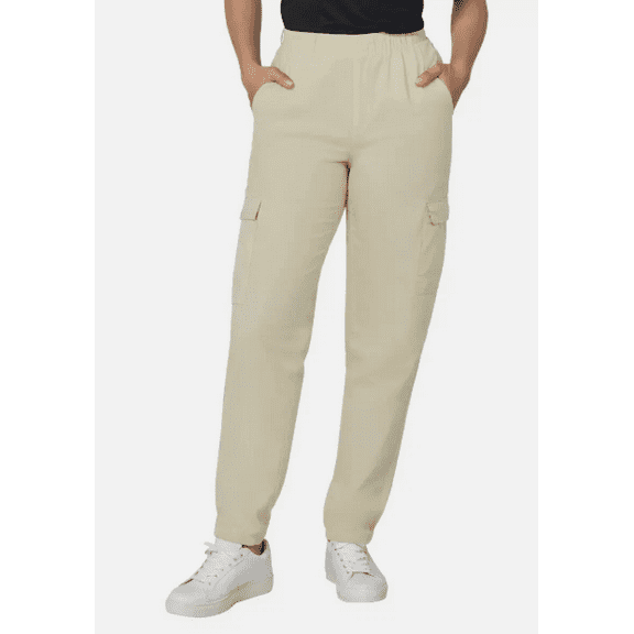 GAP Twill Black Cargo Joggers Tan Large